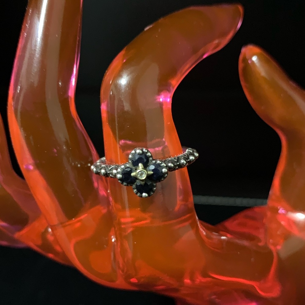 Barbara Bixby Flower Ring Gemstone Ring